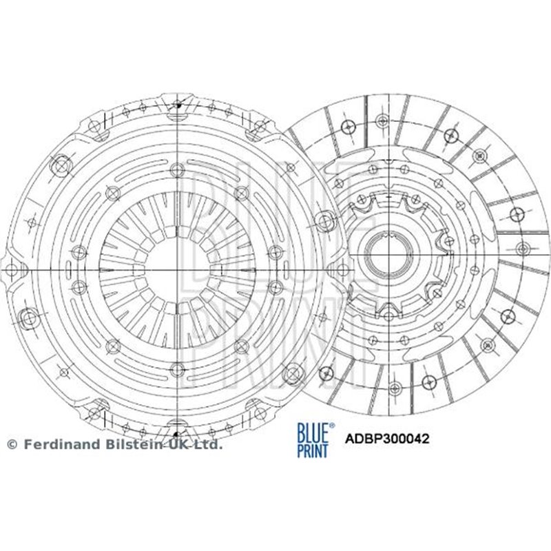 Set ambreiaj - Blue Print-ADBP300042