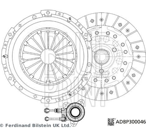 Set ambreiaj - Blue Print-ADBP300046