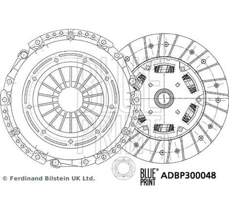 Set ambreiaj - Blue Print-ADBP300048