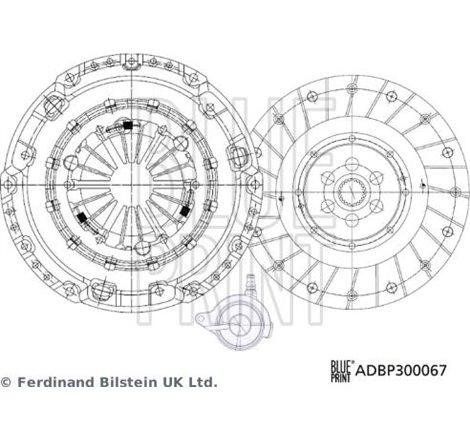 Set ambreiaj - Blue Print-ADBP300067