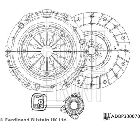 Set ambreiaj - Blue Print-ADBP300070