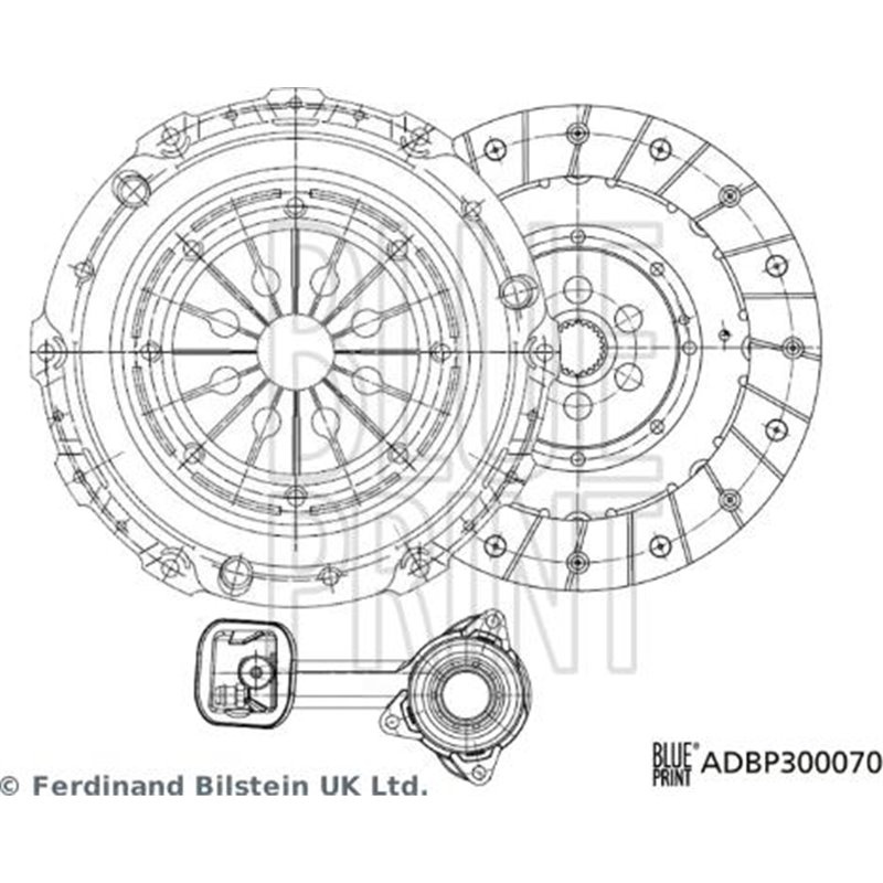 Set ambreiaj - Blue Print-ADBP300070