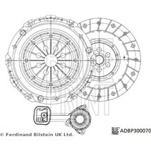 Set ambreiaj - Blue Print-ADBP300070