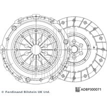 Set ambreiaj - Blue Print-ADBP300071