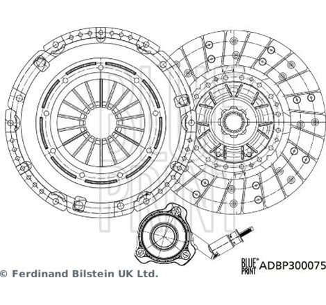 Set ambreiaj - Blue Print-ADBP300075