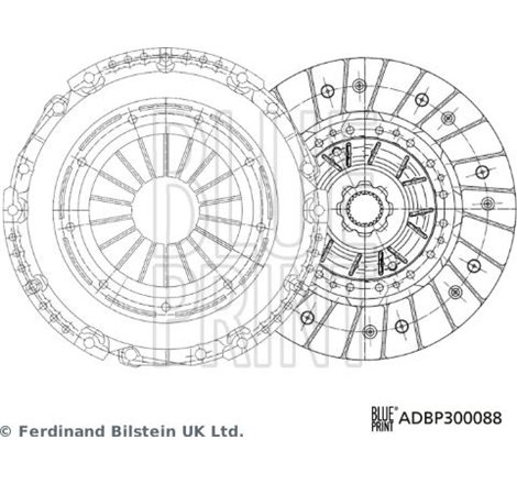 Set ambreiaj - Blue Print-ADBP300088