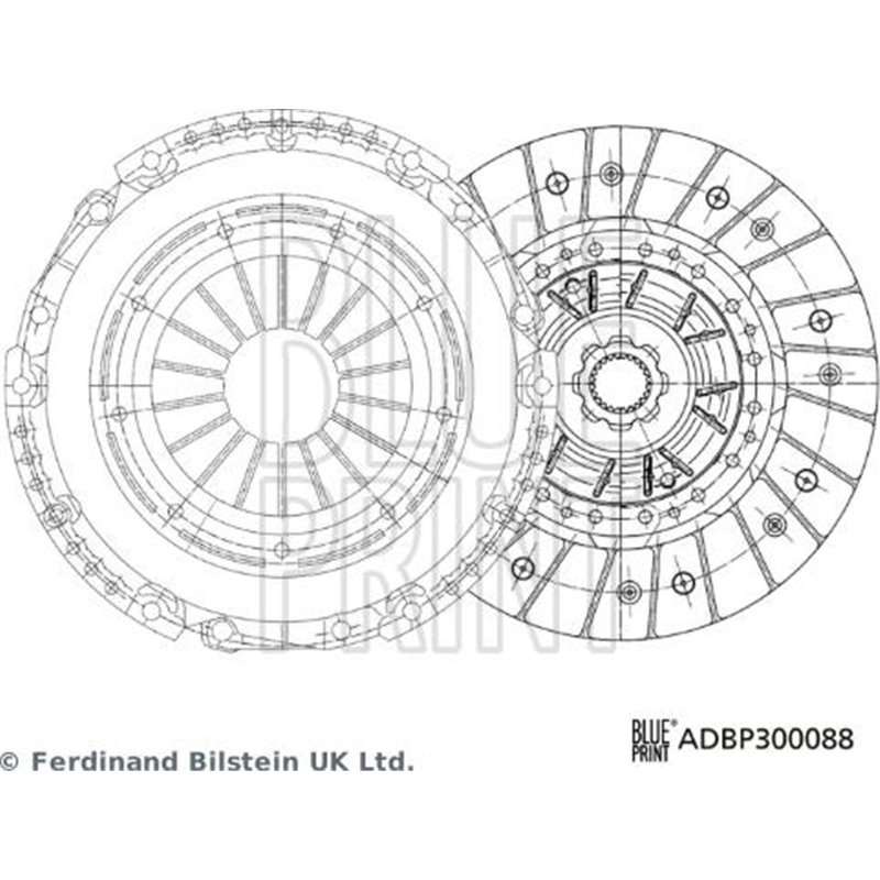 Set ambreiaj - Blue Print-ADBP300088