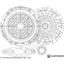 Set ambreiaj - Blue Print-ADBP300095