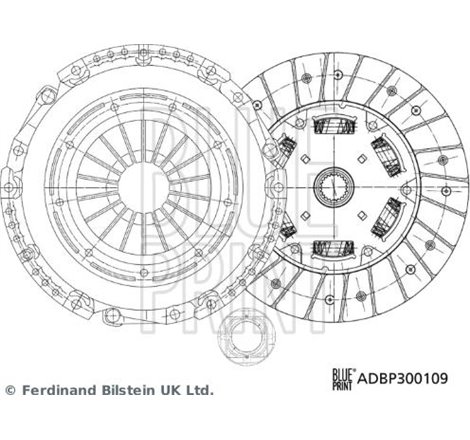 Set ambreiaj - Blue Print-ADBP300109