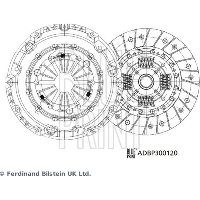 Set ambreiaj - Blue Print-ADBP300120