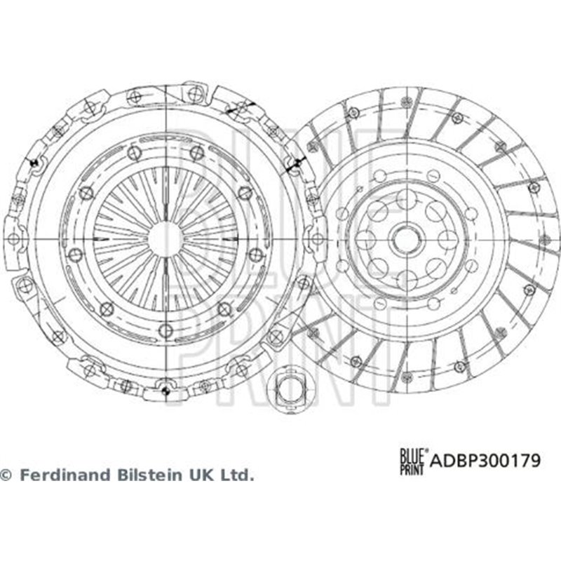 Set ambreiaj - Blue Print-ADBP300179