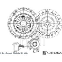Set ambreiaj - Blue Print-ADBP300220