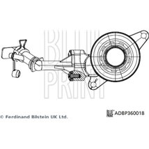 Rulment de presiune, ambreiaj - Blue Print-ADBP360018
