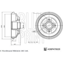 Tambur frana - Blue Print-ADBP470029