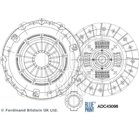 Set ambreiaj - Blue Print-ADC43096