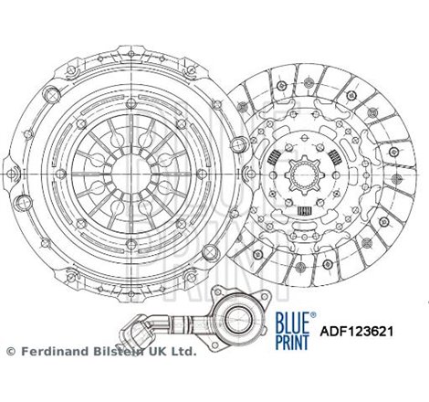 Set ambreiaj - Blue Print-ADF123621
