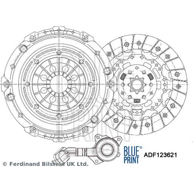 Set ambreiaj - Blue Print-ADF123621