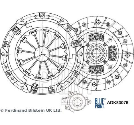 Set ambreiaj - Blue Print-ADK83076