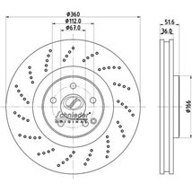 Disc frana - Blue Print-ADU1743100
