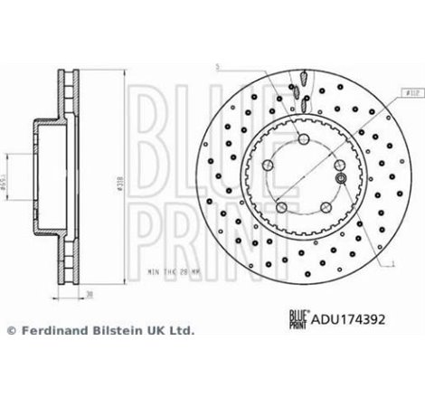 Disc frana - Blue Print-ADU174392