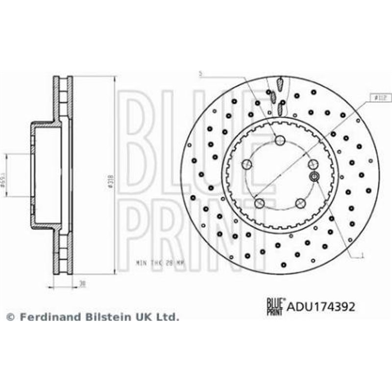 Disc frana - Blue Print-ADU174392