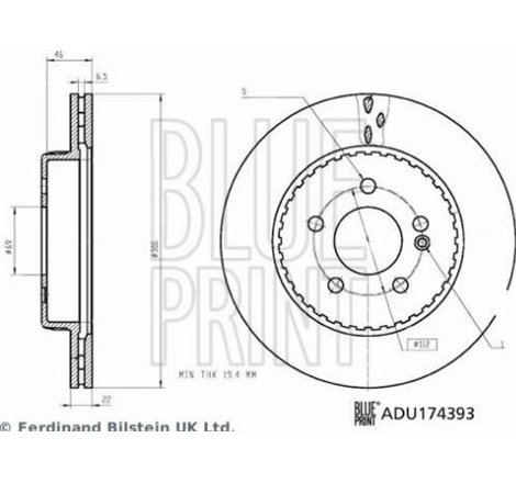 Disc frana - Blue Print-ADU174393
