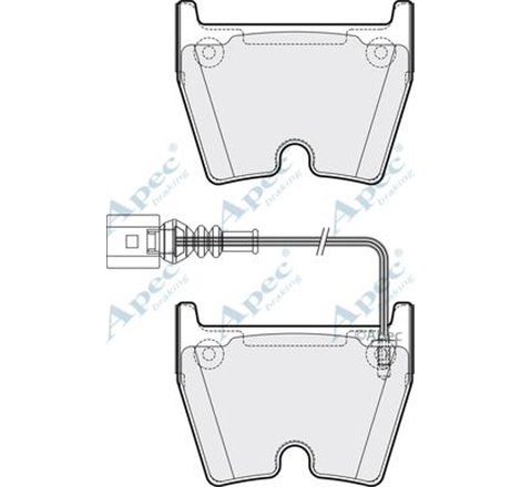 Set placute frana,frana disc - Blue Print-ADV184260