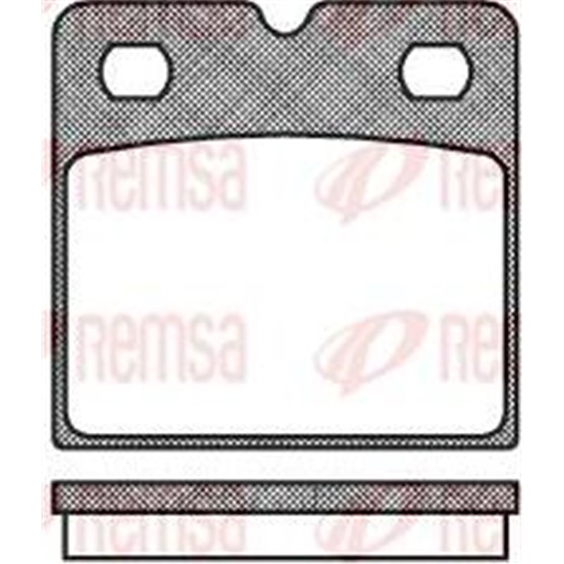 Set placute frana,frana disc - Blue Print-ADV184281