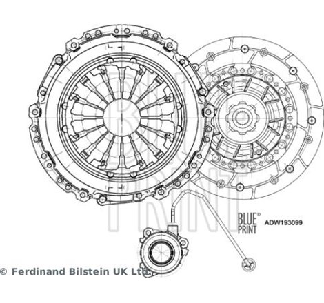 Set ambreiaj - Blue Print-ADW193099