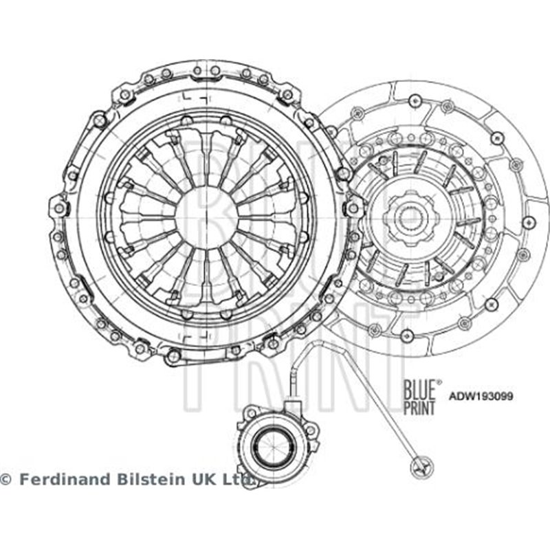Set ambreiaj - Blue Print-ADW193099