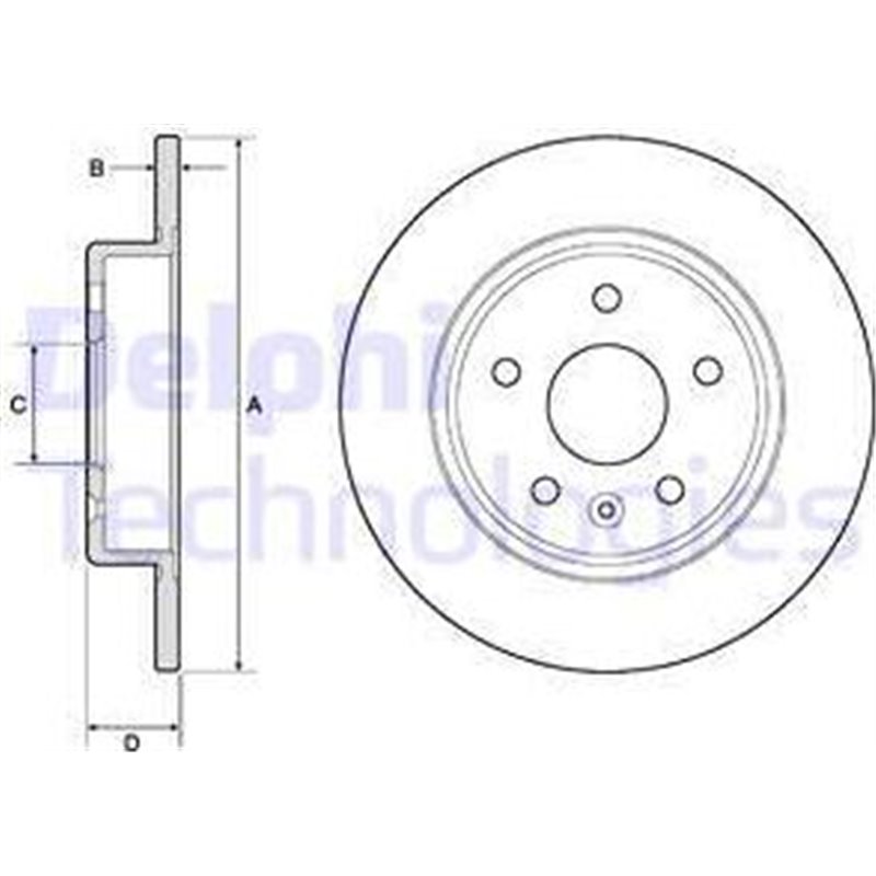 Disc frana - Blue Print-ADW194338