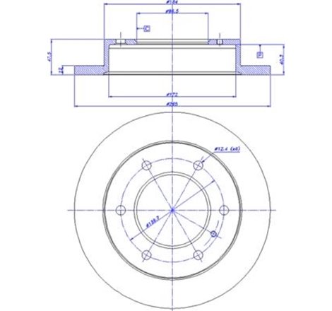 Disc frana - Blue Print-ADZ94308