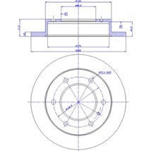 Disc frana - Blue Print-ADZ94308