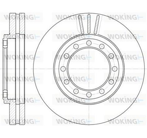Disc frana - Blue Print-ADZ94324