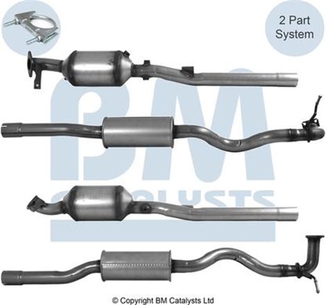 Filtru particule diesel CITROEN C4 AIRCROSS. MITSUBISHI ASX. PEUGEOT 4008 1.8D 06.10- - BM Catalysts-BM11694H