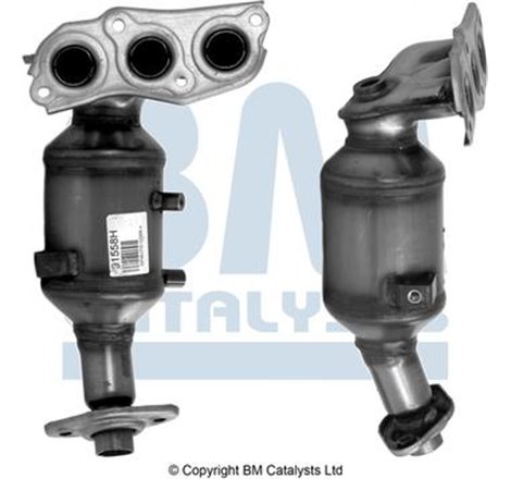 Catalizator EURO 4 TOYOTA YARIS 1.0 08.05-12.11 - BM Catalysts-BM91558H