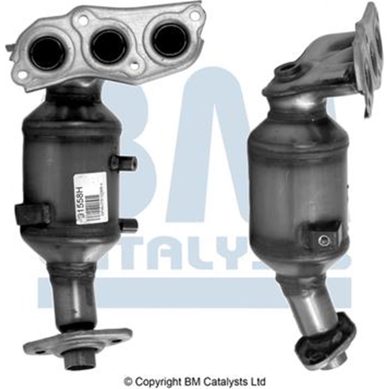 Catalizator EURO 4 TOYOTA YARIS 1.0 08.05-12.11 - BM Catalysts-BM91558H