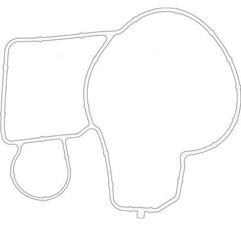 Garnitura, pompa de apa - BMW-11517805190