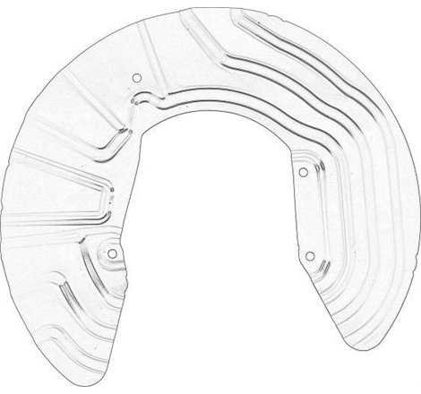 Protectie stropire,disc frana - BMW-34106787514