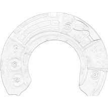 Protectie stropire,disc frana - BMW-34116775266