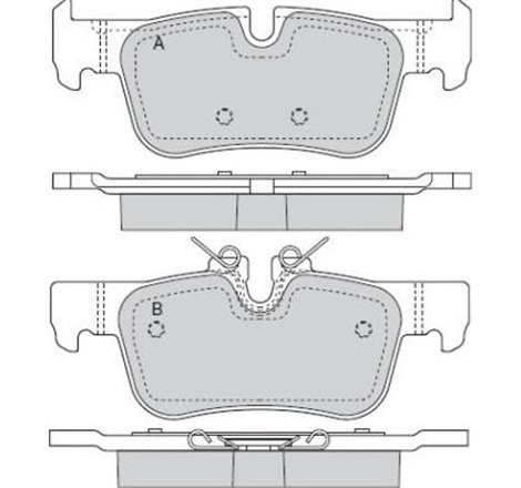 Set placute frana,frana disc - BMW-34201543683