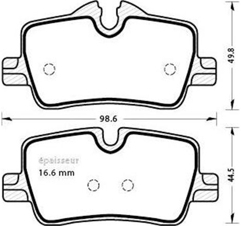 Set placute frana,frana disc - BMW-34208844393