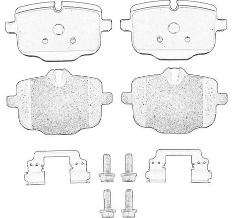 Set placute frana,frana disc - BMW-34216867175