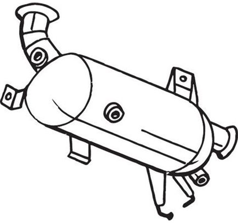 Filtru funingine / particule, sist.de esapament - Bosal-097-574