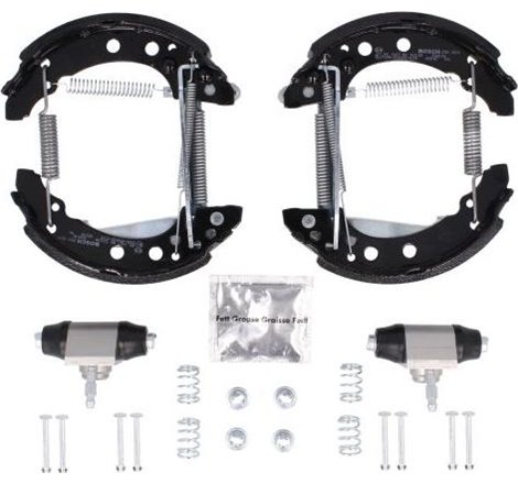 Set tambur frana sabot. cilindru. arcuri AUDI 80 B1. 80 B2. SEAT CORDOBA. CORDOBA VARIO. IBIZA II. TOLEDO I. VW CADDY I. DERBY. 