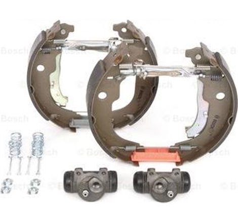Set tambur frana sabot. cilindru. arcuri PEUGEOT 207. 207-HATCHBACK. 207-KOMBI 1.4-1.6D 02.06- - BOSCH-0204114192