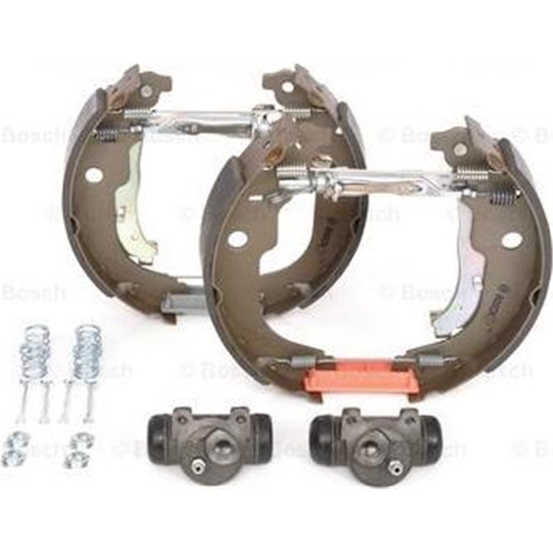 Set tambur frana sabot. cilindru. arcuri PEUGEOT 207. 207-HATCHBACK. 207-KOMBI 1.4-1.6D 02.06- - BOSCH-0204114192