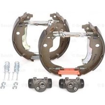 Set tambur frana sabot. cilindru. arcuri PEUGEOT 207. 207-HATCHBACK. 207-KOMBI 1.4-1.6D 02.06- - BOSCH-0204114192