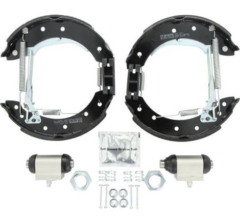Set tambur frana sabot. cilindru. arcuri CITROEN XSARA. PEUGEOT 206 1.1-2.0D 08.98- - BOSCH-0204114548