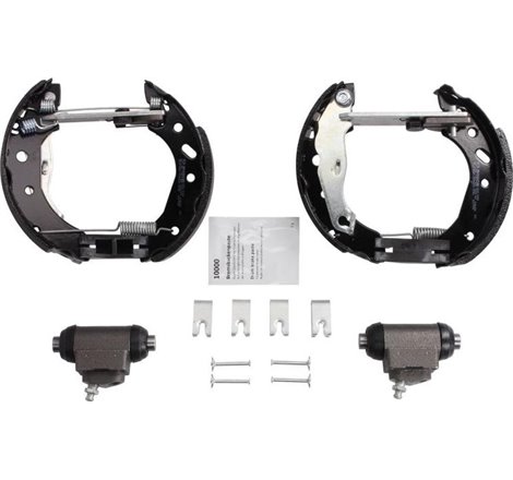 Set tambur frana sabot. cilindru. arcuri FORD FIESTA IV. FIESTA-HATCHBACK. KA 1.25-1.8D 08.95-11.08 - BOSCH-0204114586